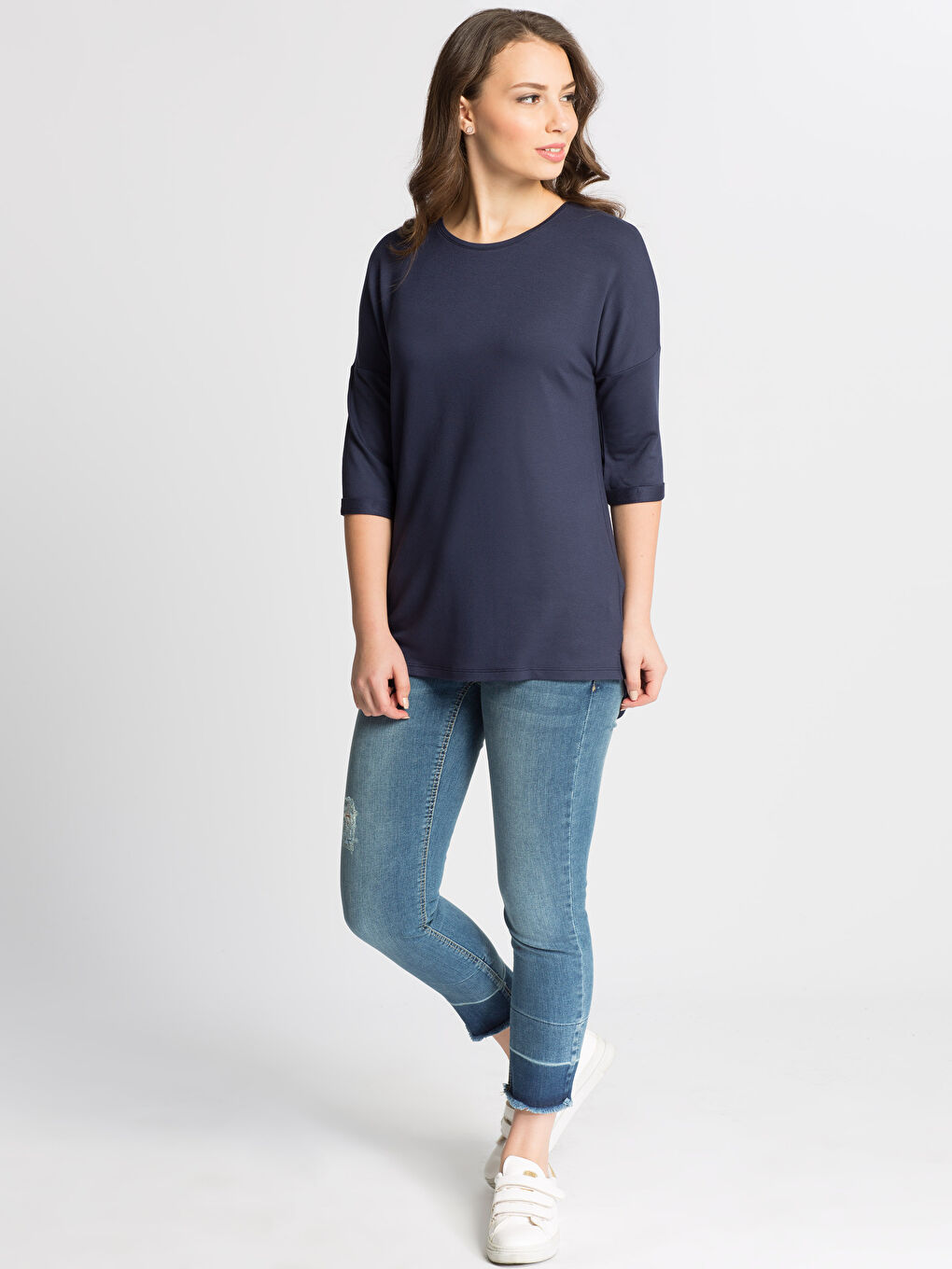 Lacivert Sweatshirt-2