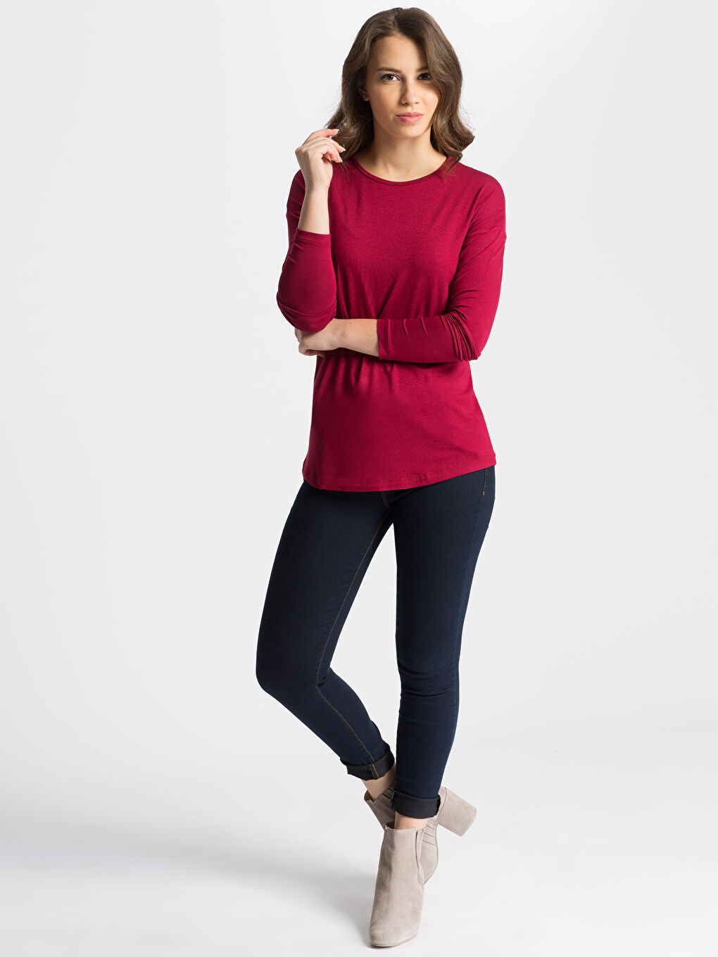 Kırmızı Pancar Fuşya Tişört-2