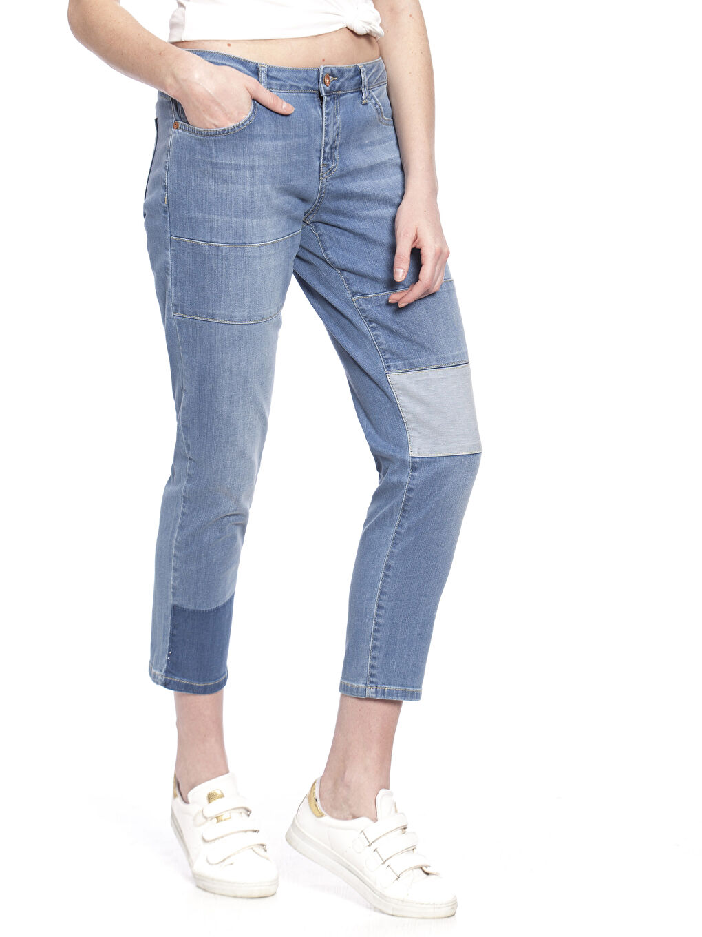 Orta İndigo Rodeo Jean Pantolon