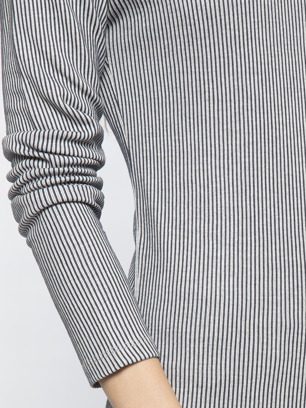 Lacivert Çizgili Tunik-3