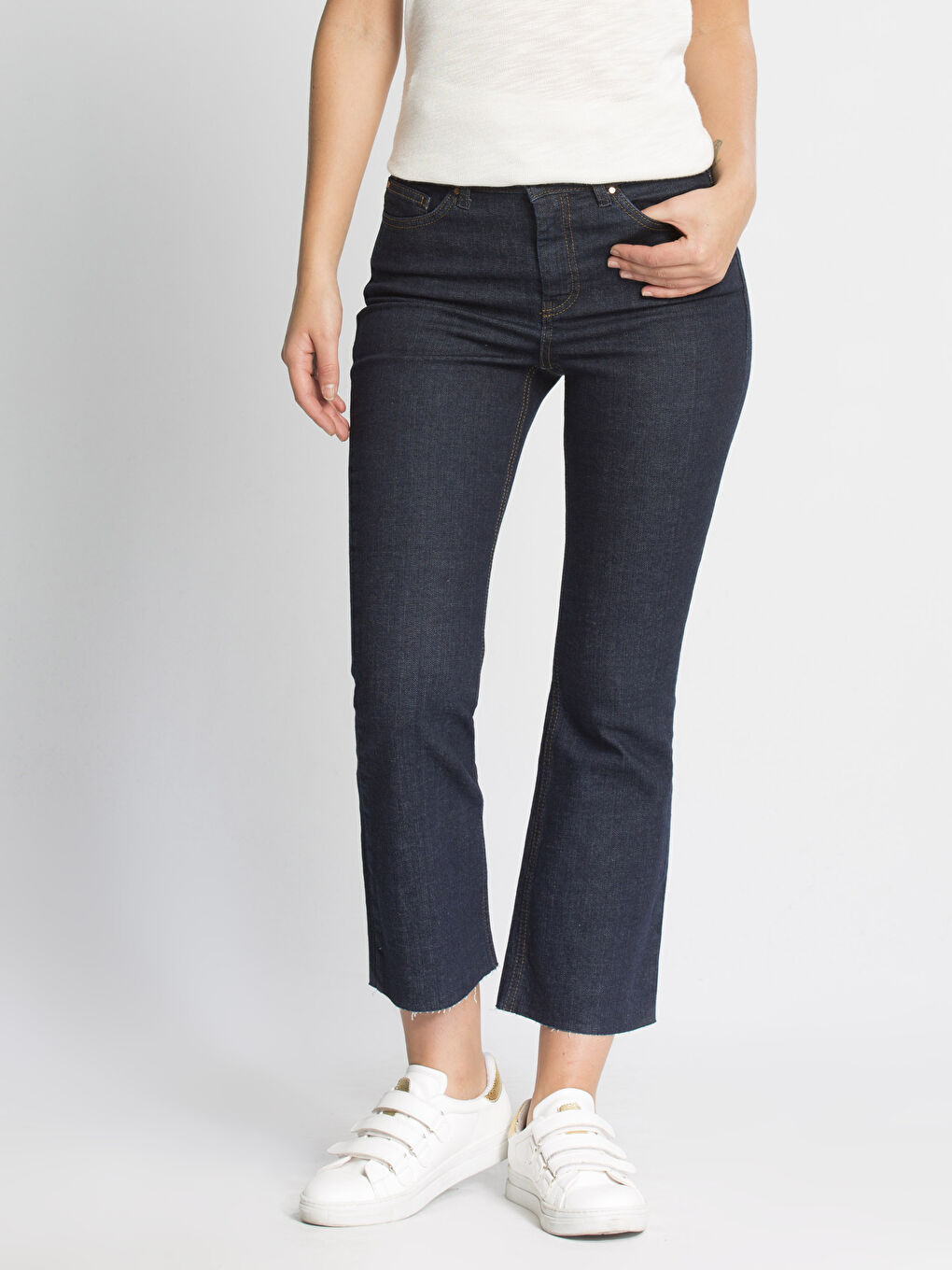 Orta İndigo Rodeo Jean Pantolon