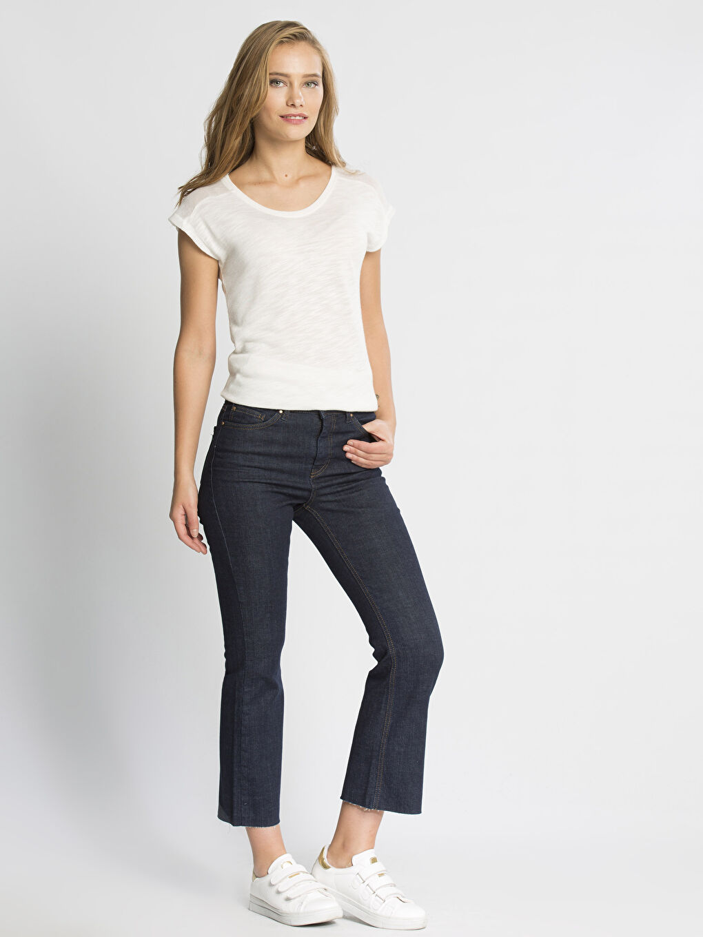 Orta İndigo Rodeo Jean Pantolon-2