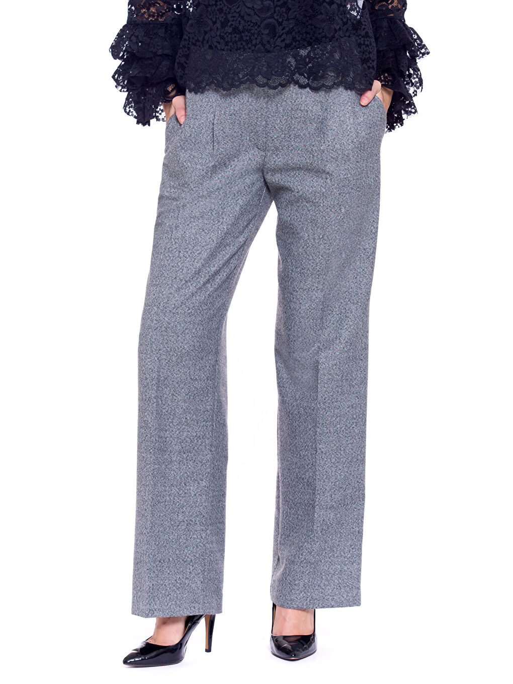 LCW Vision Woman BLACK Trousers -6KI871Z8-825