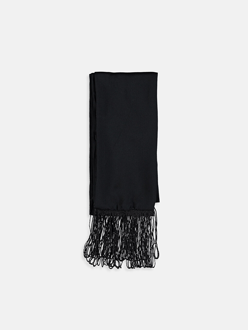 Woman Black Large Scarf-1