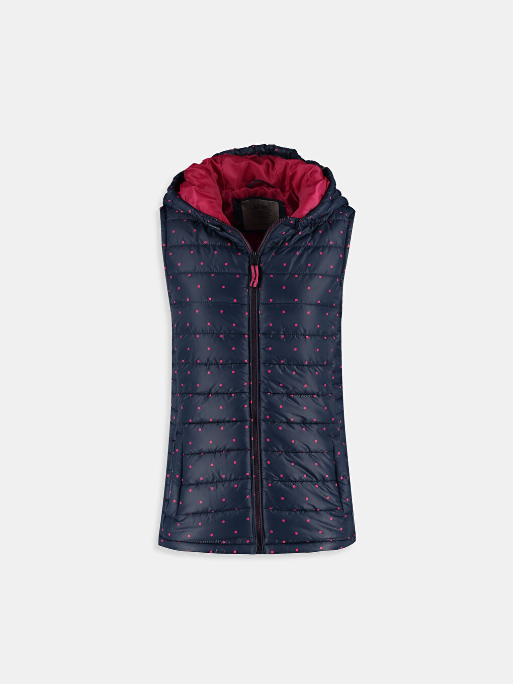 Lacivert Baskılı Yelek