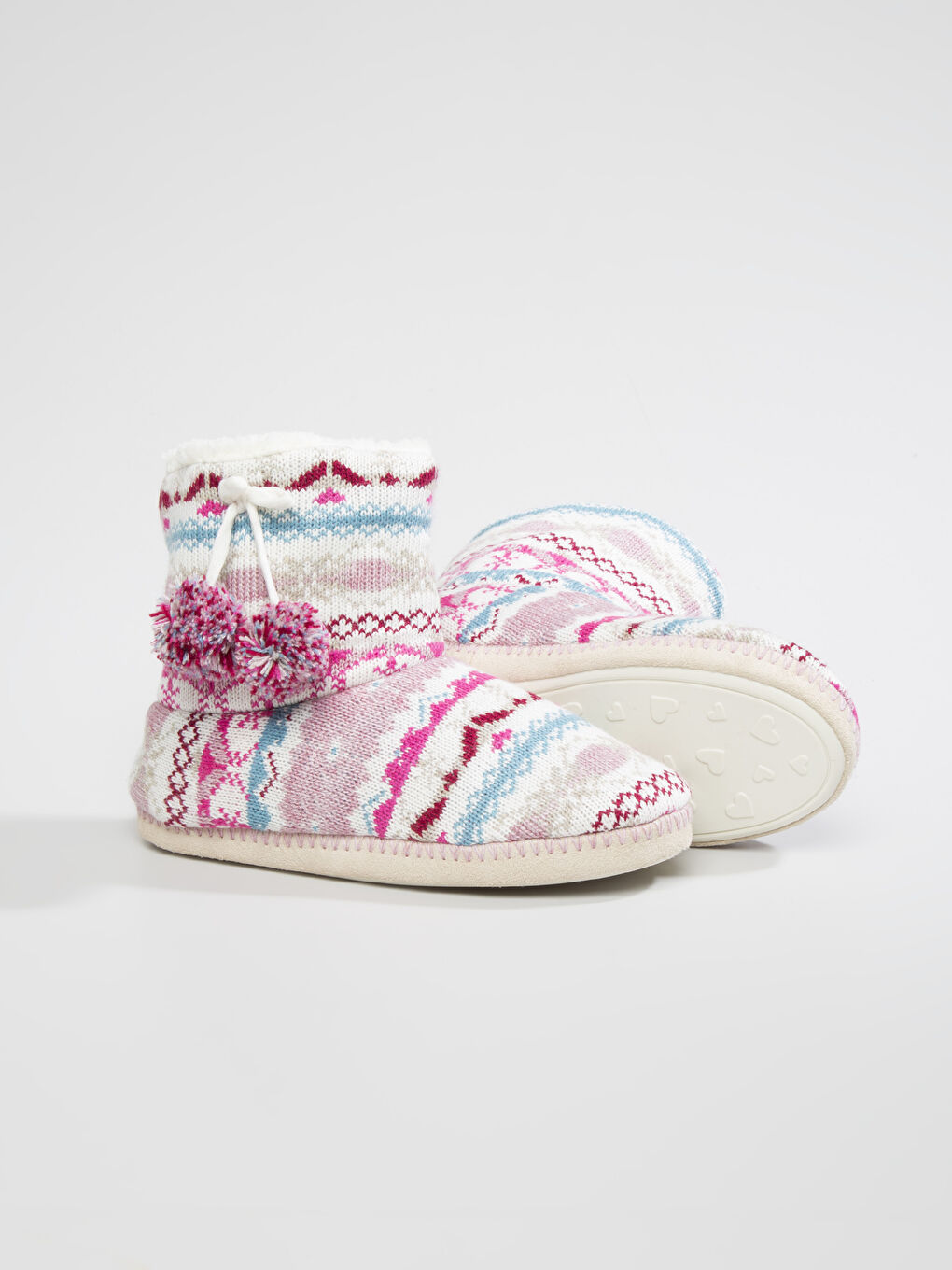 Женщины Разноцветный Домашние сапожки-тапочки-1