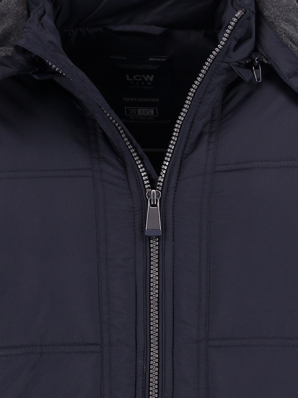Unisex NAVY Puffer Coat-2