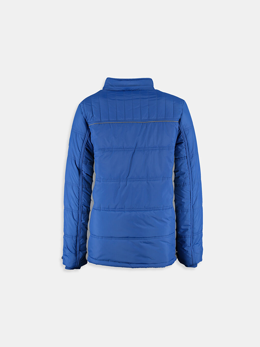 Canlı Mavi Şişme Mont-1