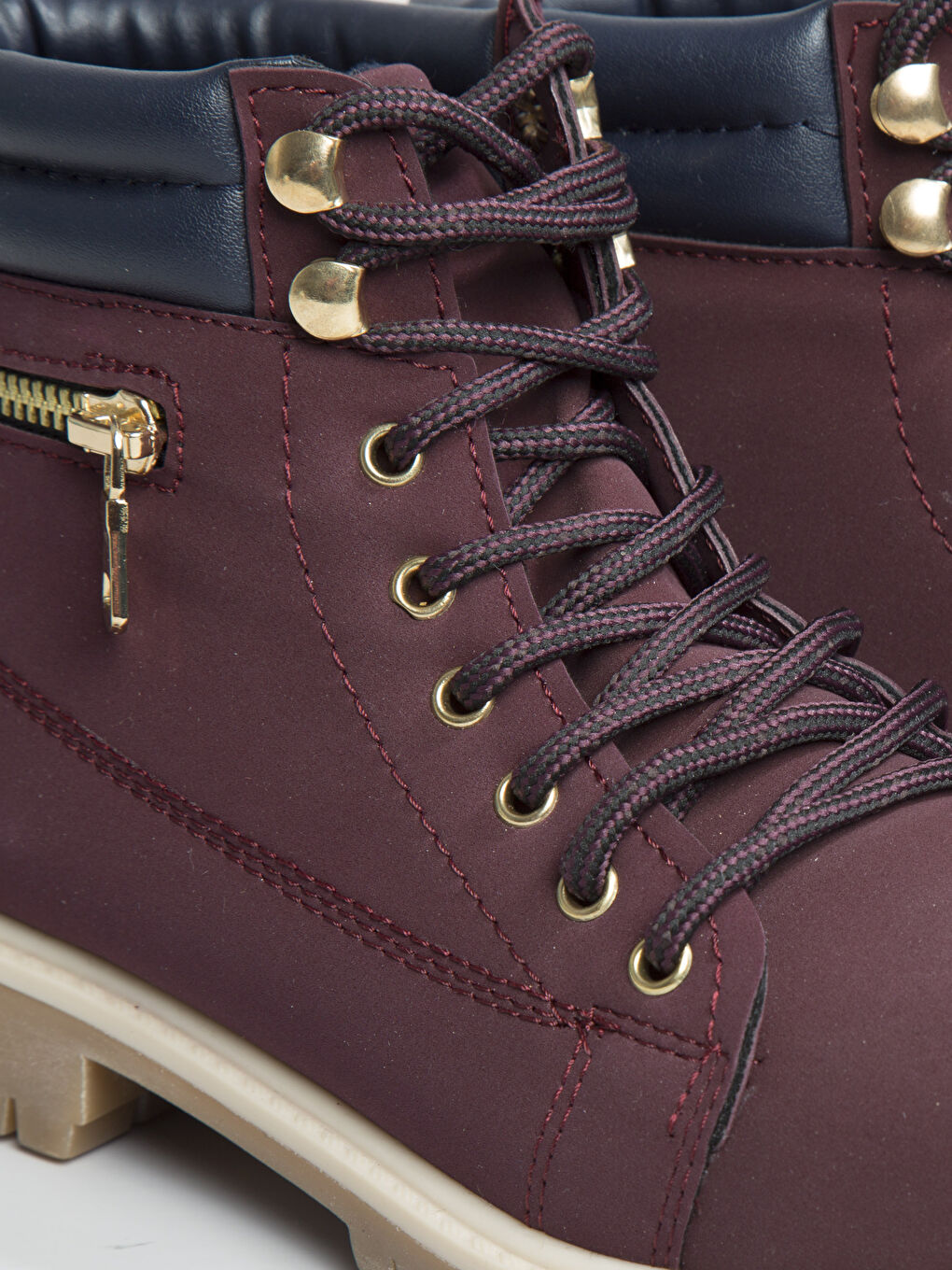 Bottes ROUGE BORDEAUX Femme-3