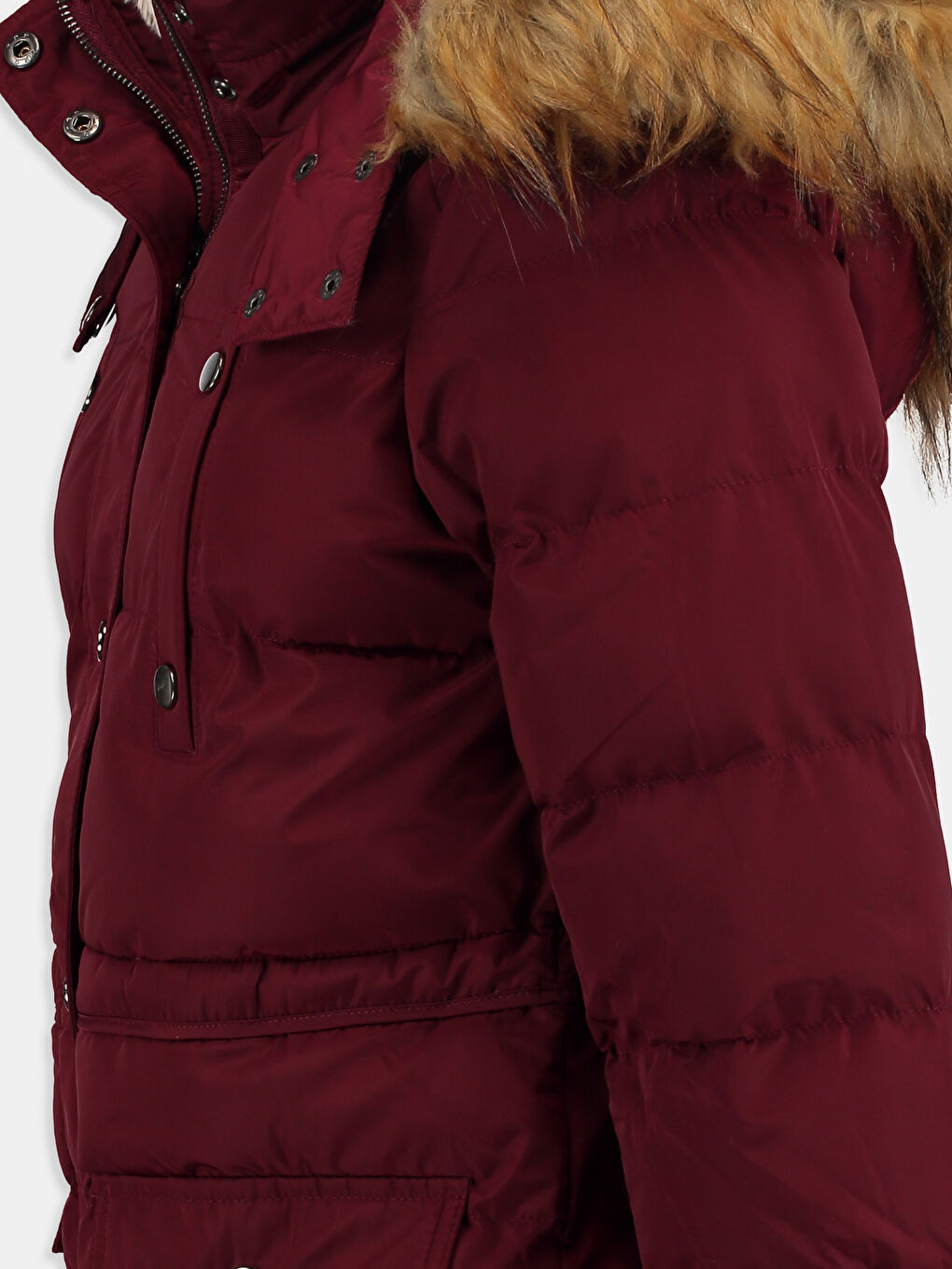 Bordo Şişme Mont-3