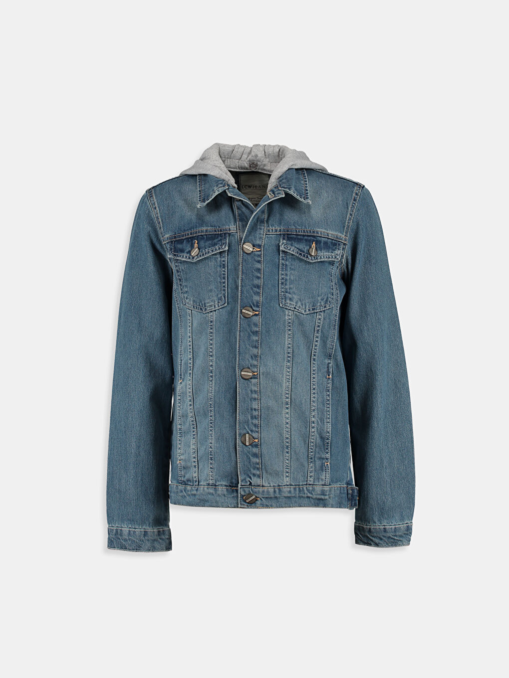 Orta İndigo Rodeo Jean Ceket