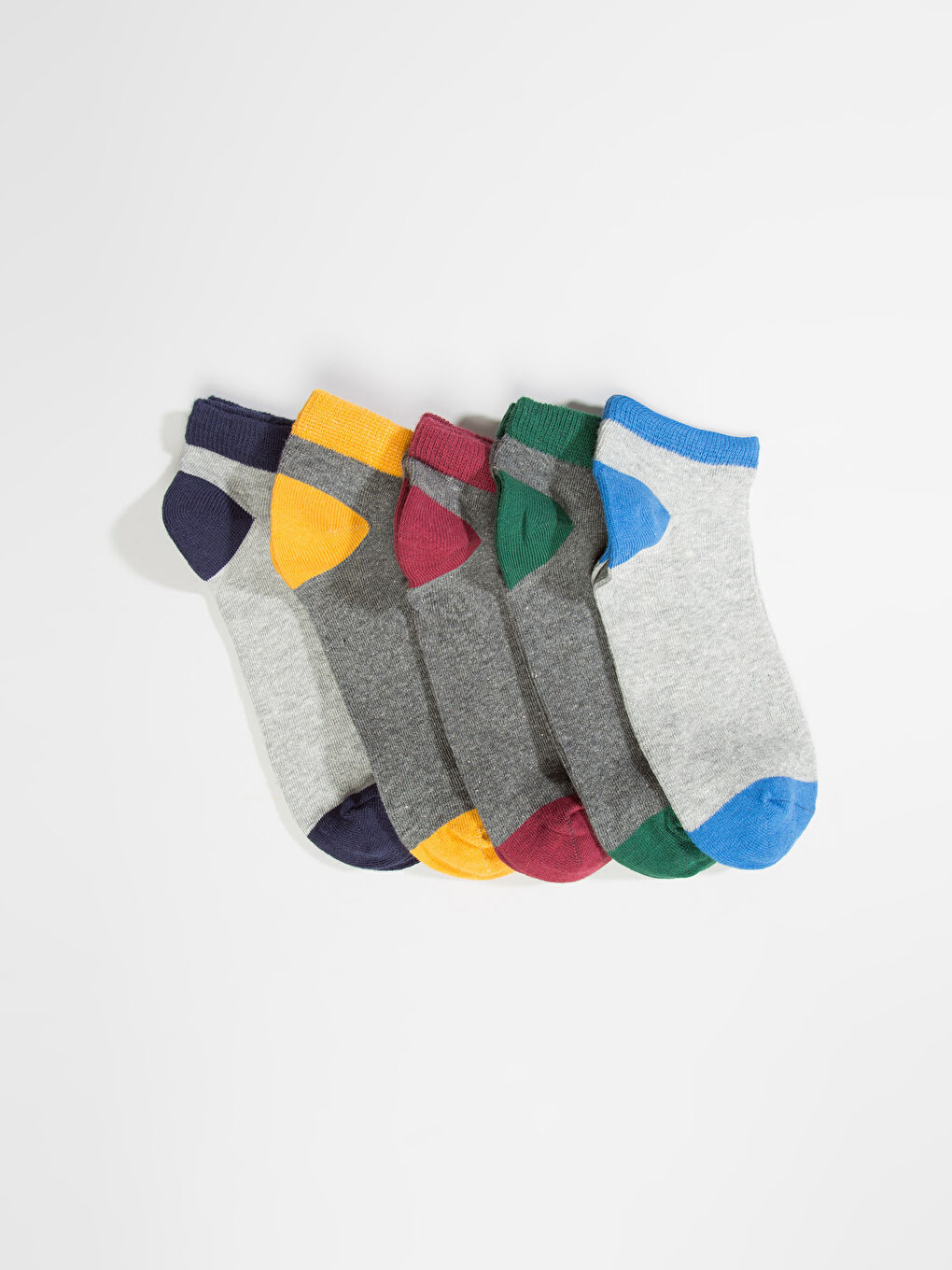 Unisex GREY Trainer Socks-1