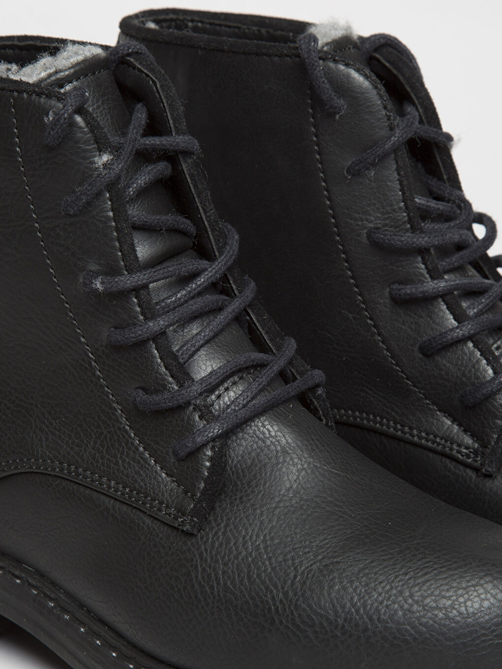 أحذية طويلة أسود للجنسين-3