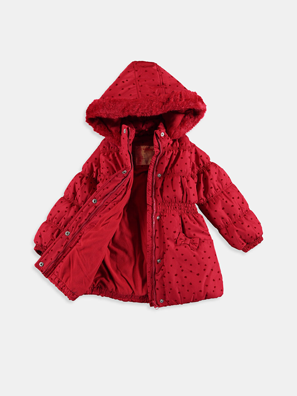 Mädchen ROT Mantel-1