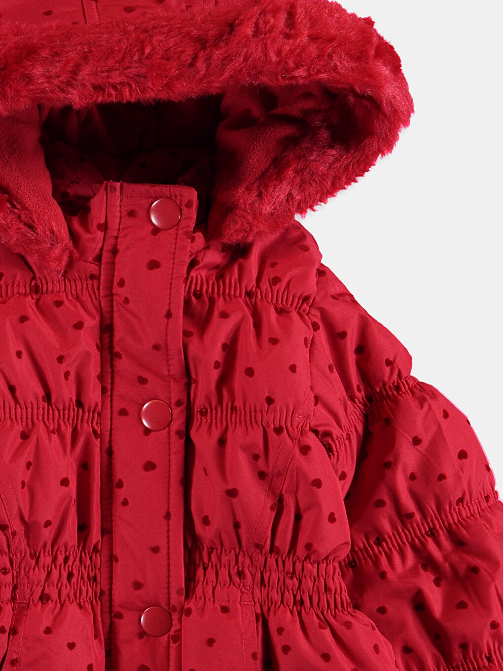 Mädchen ROT Mantel-2