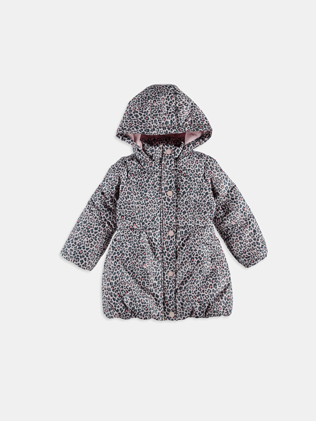 Pembe Baskılı Kaban