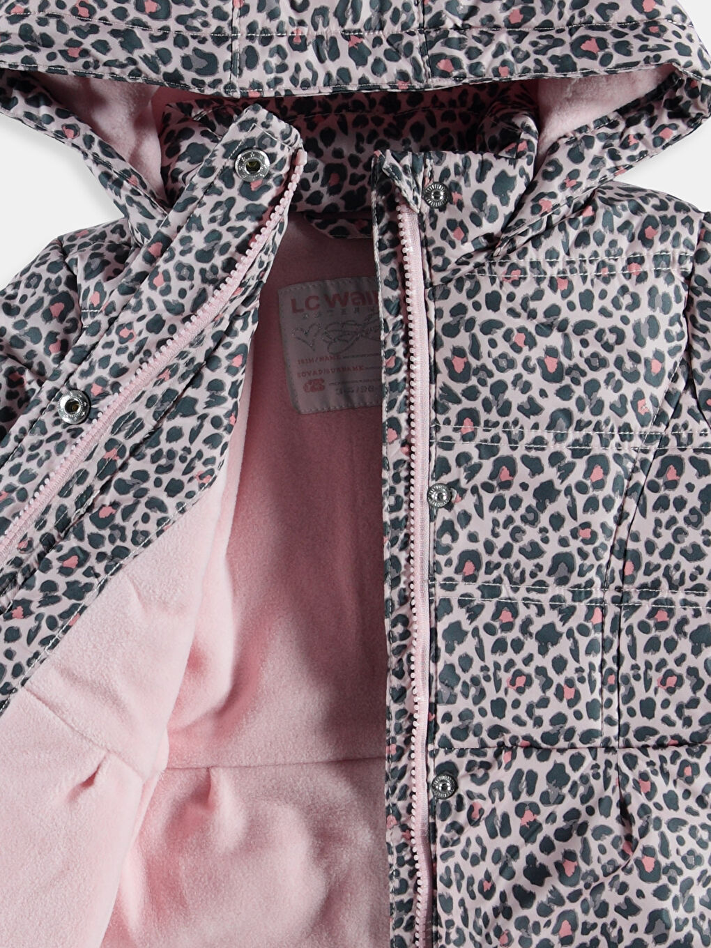 Pembe Baskılı Kaban-1