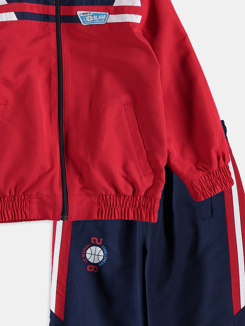 سروال رياضي أحمر للجنسين-2