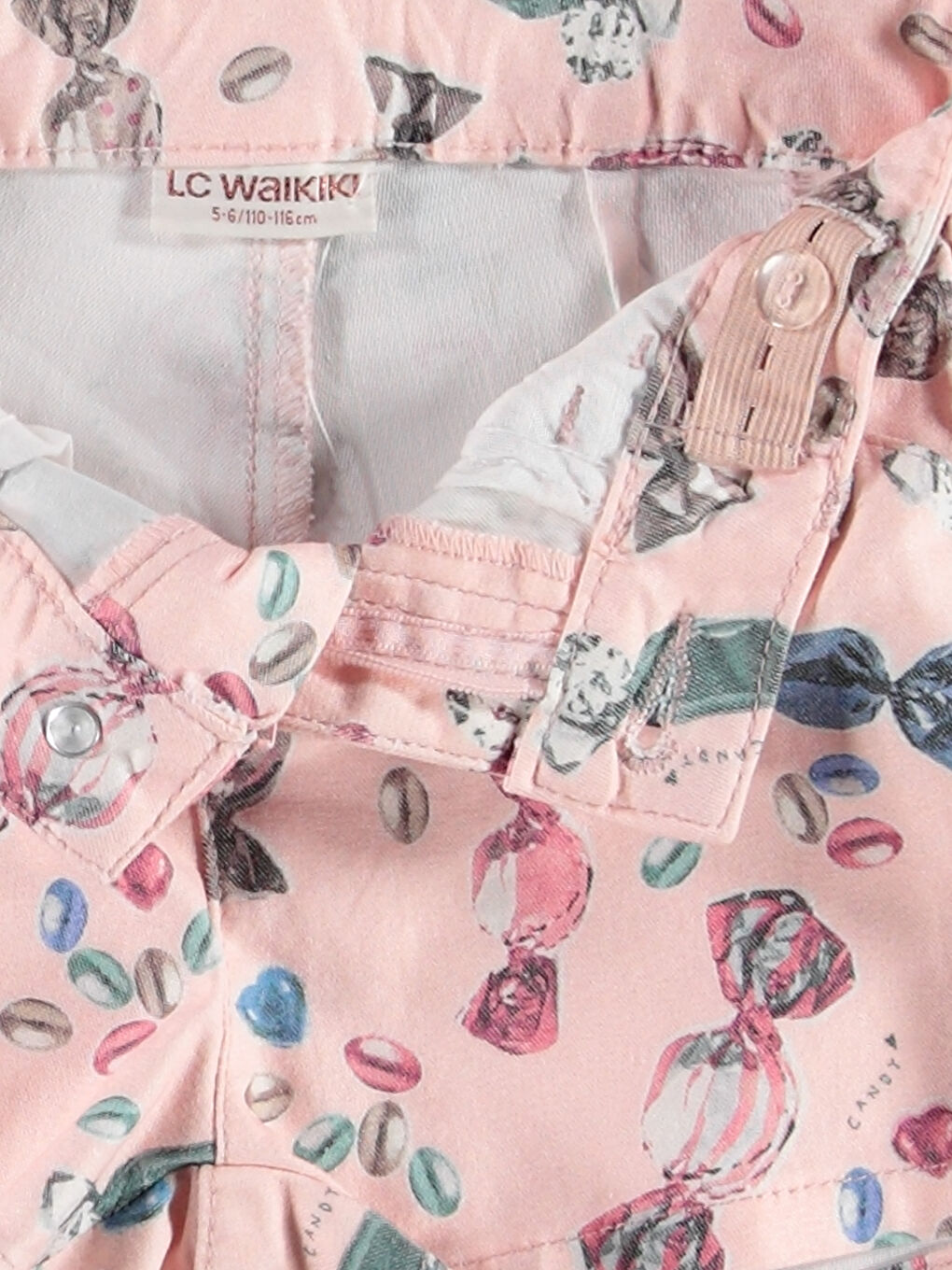 Pembe Baskılı Şort-2