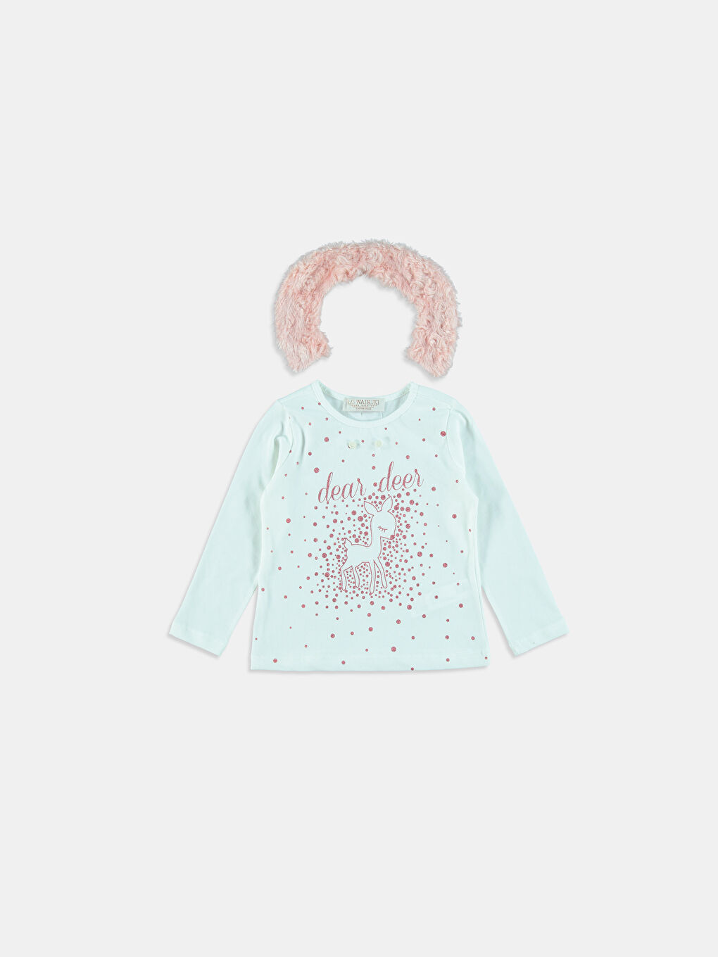 Ekru Krem Rengi Tişört-1