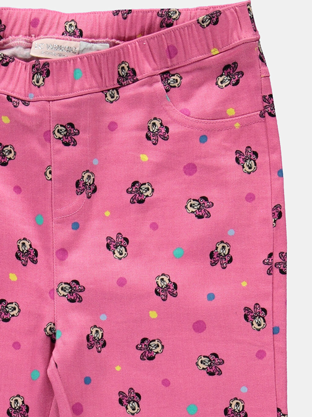 Pembe Baskılı Pantolon-2