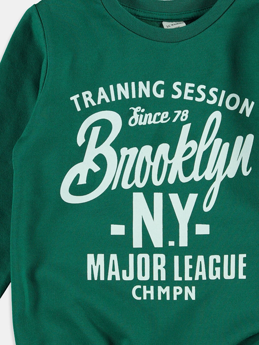 Унисекс Зелёный Свитшот-1