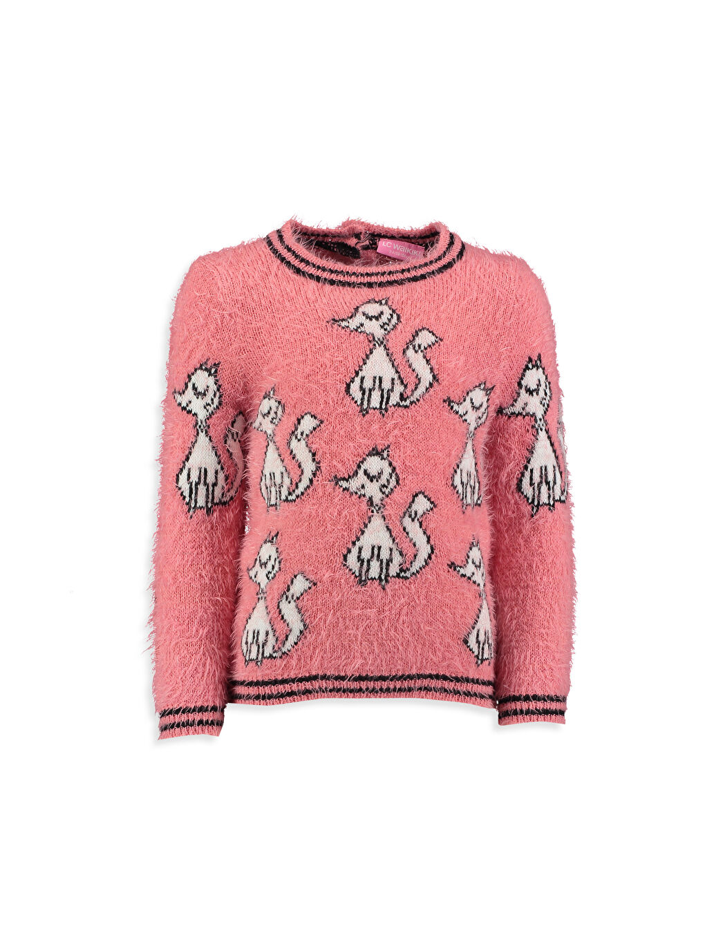 LCW Kids Girl PINK Sweater -6KJ223Z4-CS3