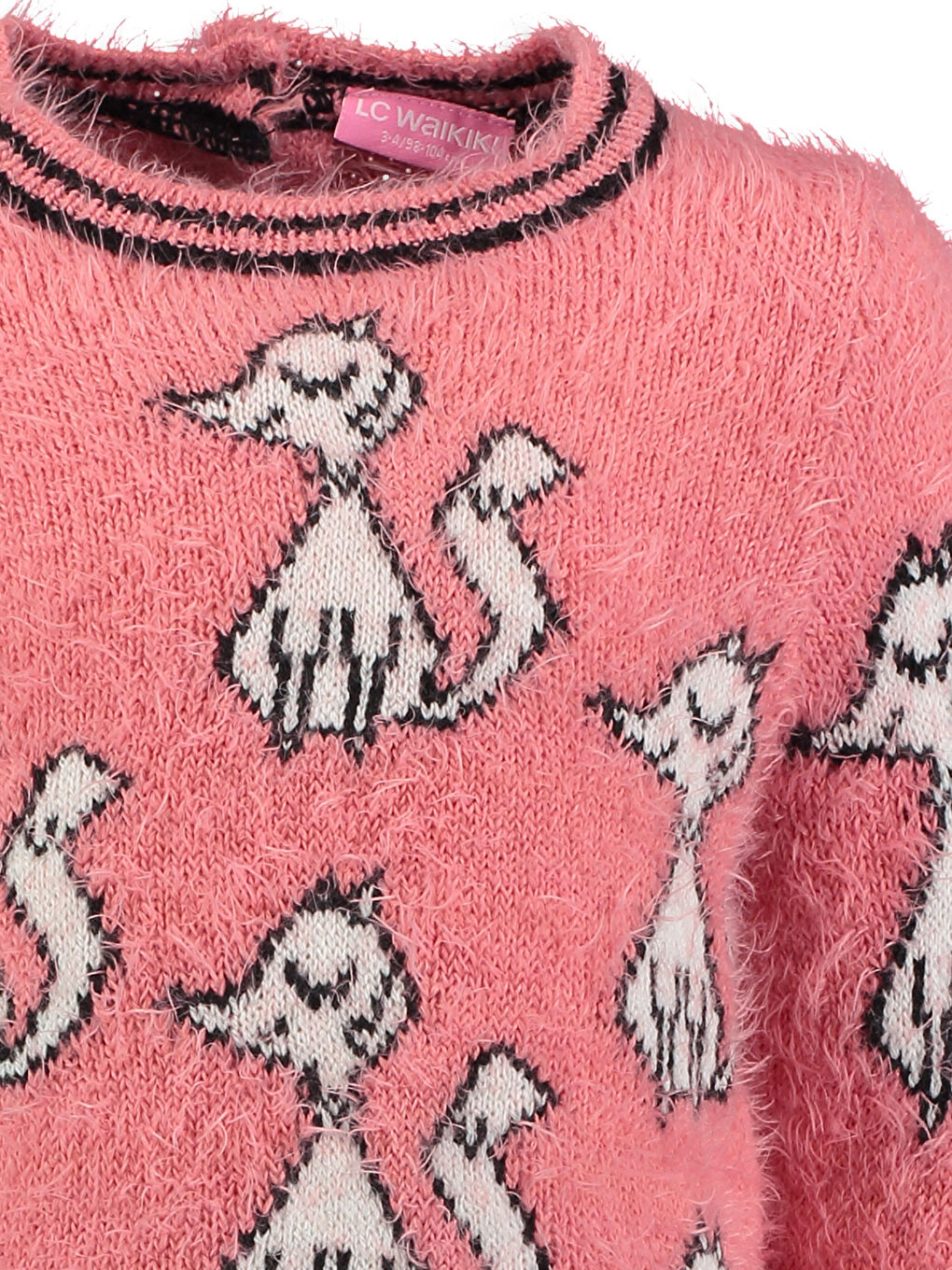 LCW Kids Girl PINK Sweater -6KJ223Z4-CS3
