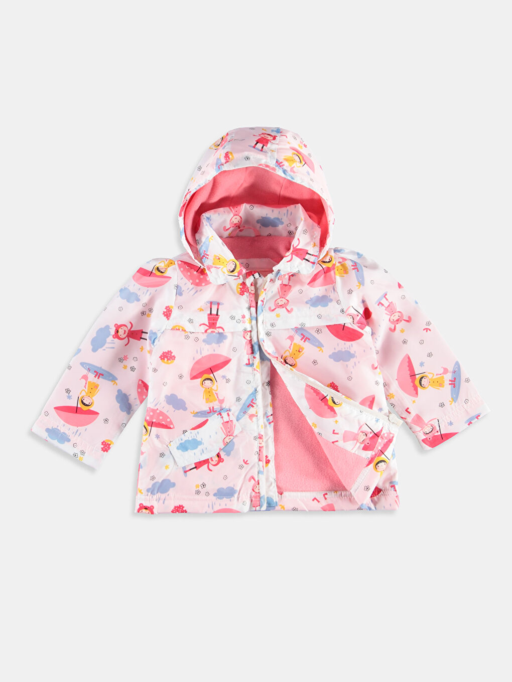 Manteau BLANC Bébé Fille-1