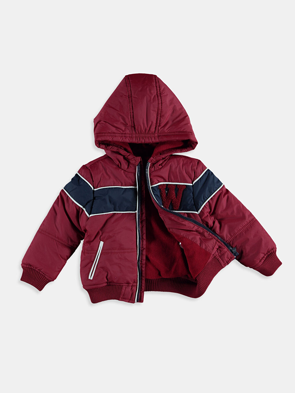 Koyu Kırmızı Mont-1