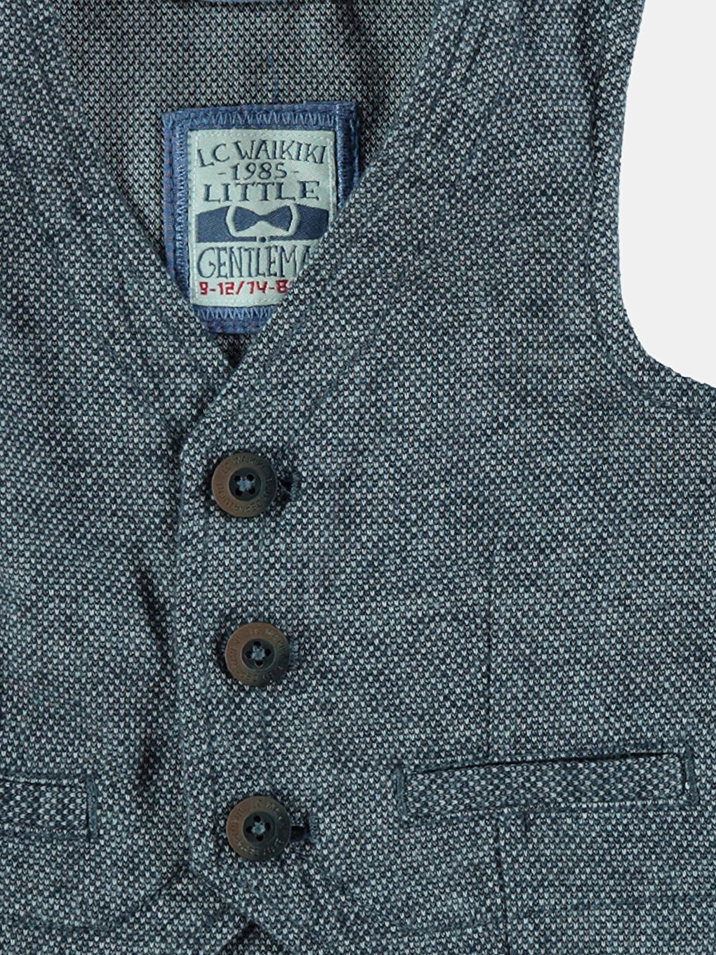 Lacivert Laci Melanj Yelek-1