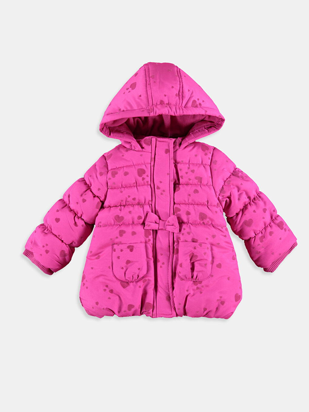 Pembe Baskılı Mont