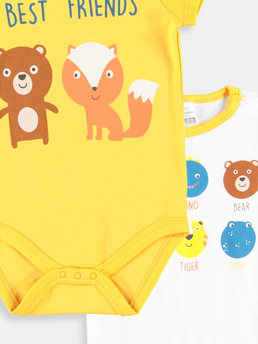 Body bébé JAUNE Unisexe-1