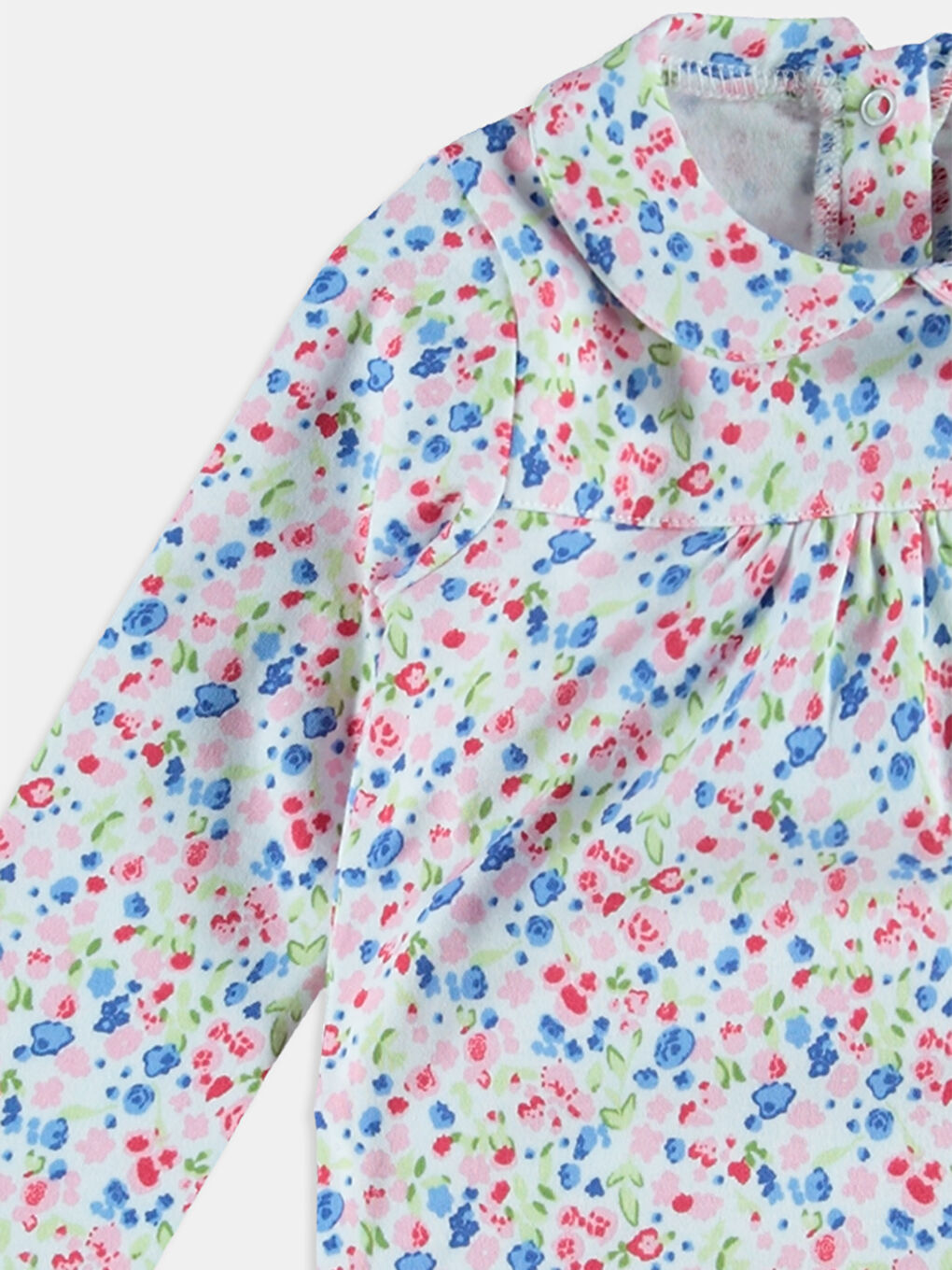 Baby Girl WHITE Bodysuit-1