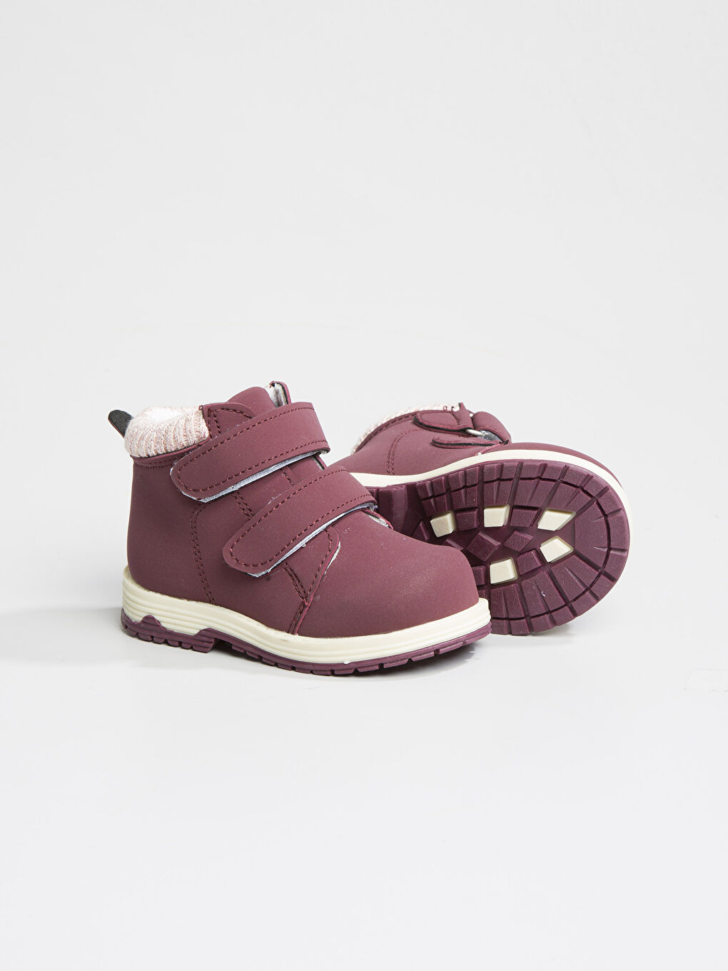 Baby-Mädchen BURGUND Stiefel-1