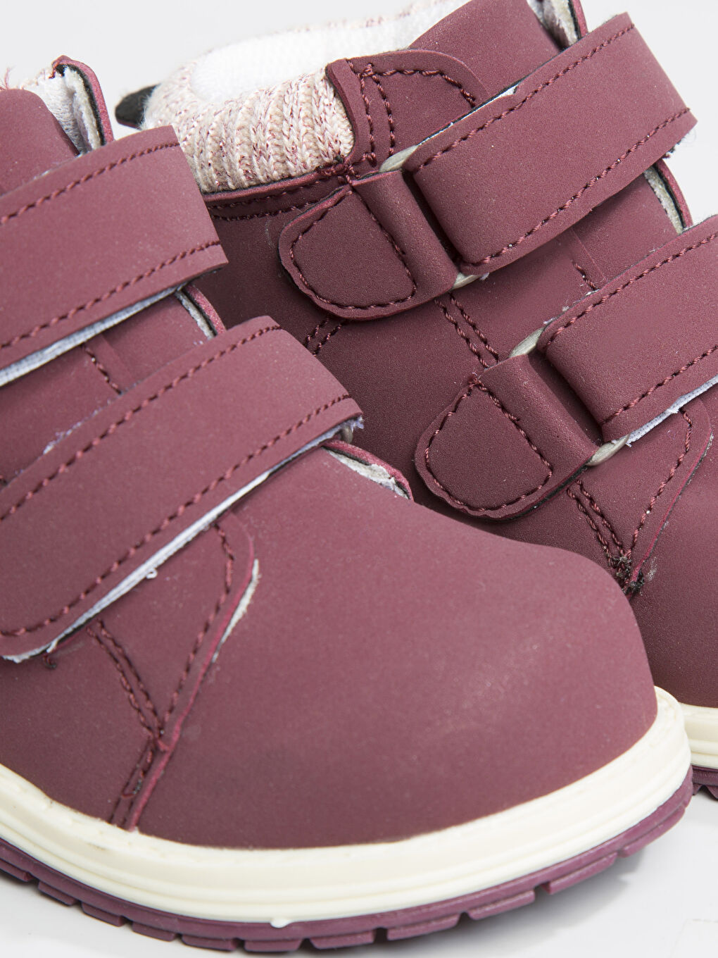 Baby-Mädchen BURGUND Stiefel-3