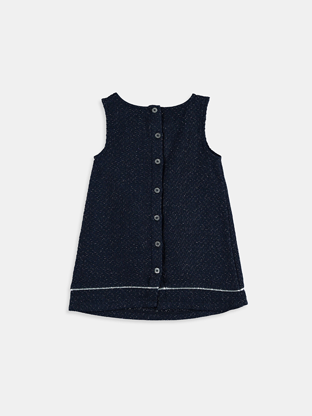 Baby-Mädchen Dunkelblau Kleid-1