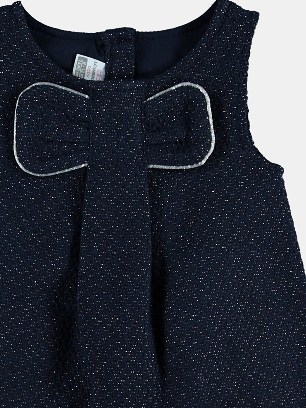 Baby-Mädchen Dunkelblau Kleid-2