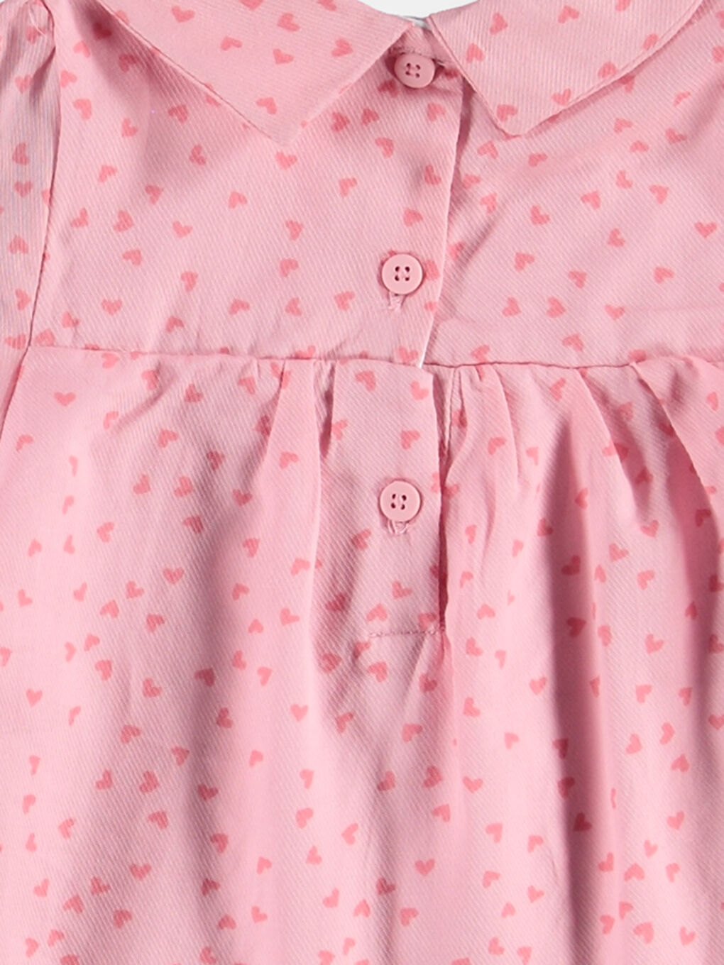 Pembe Baskılı Tişört-2