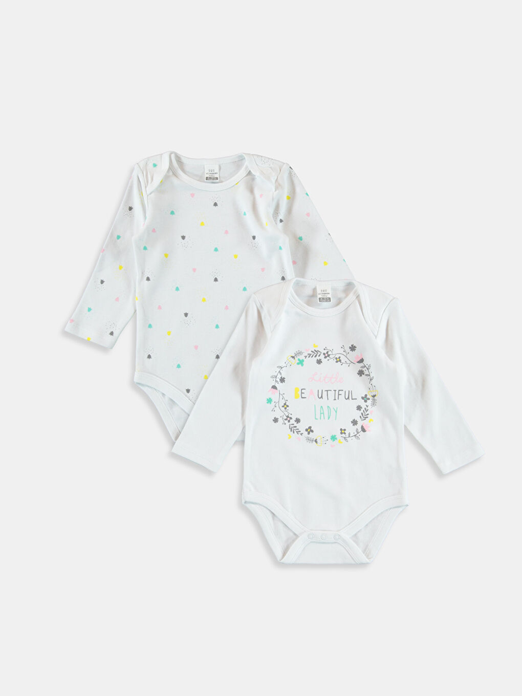 Baby Girl WHITE Bodysuit