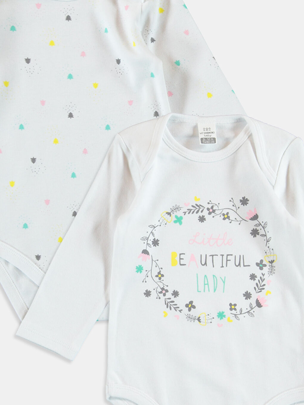 Baby Girl WHITE Bodysuit-1