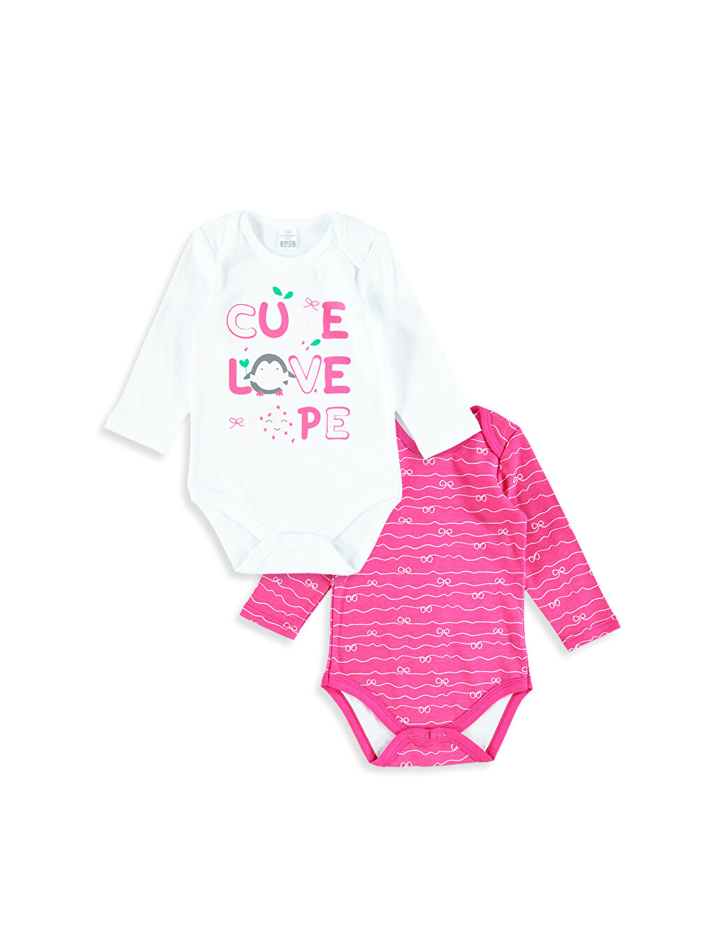 Baby Girl WHITE Bodysuit