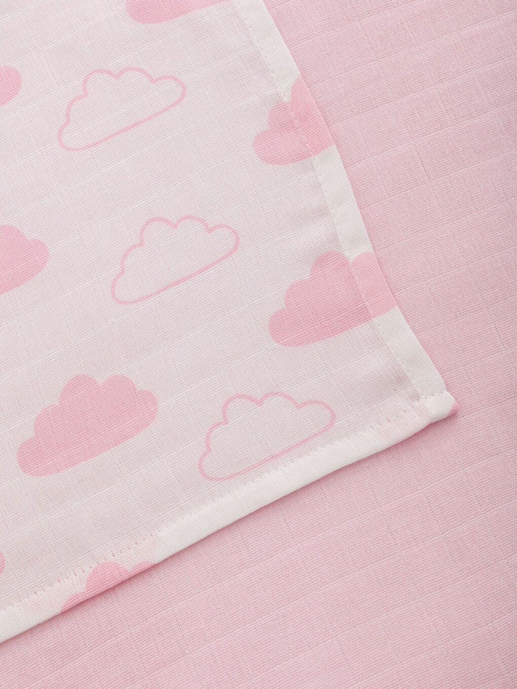 Lot de 2 Carrés en Mousseline pour Bébé Fille-2