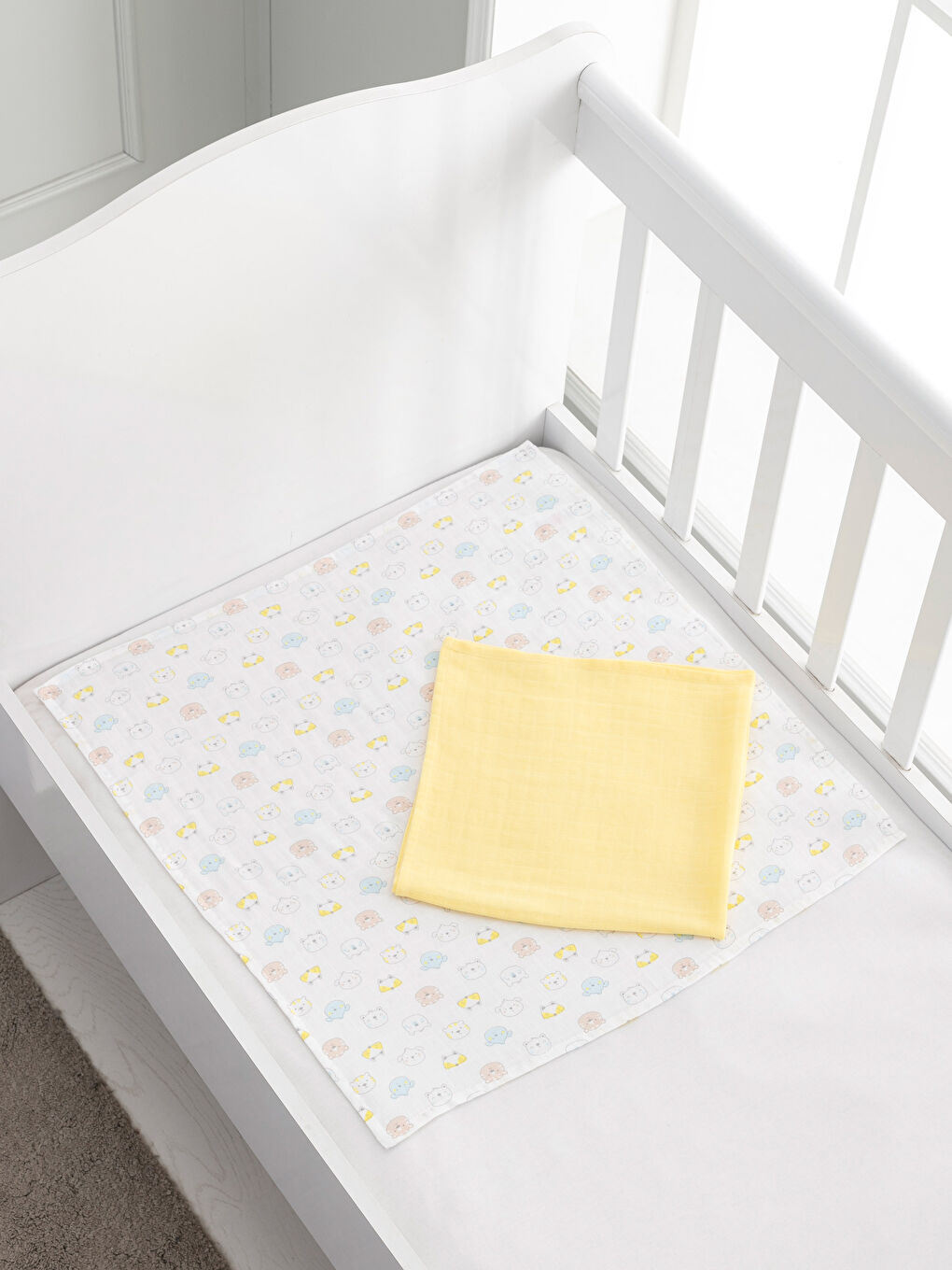 LCW baby Tetra pelene od muslina za devojčice (bebe),pakovanje 2 komada, -9W7902Z1-LRA