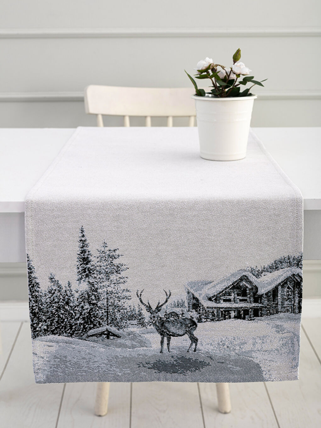 LCW HOME GREY Table Runner -9WN688Z8-LRW