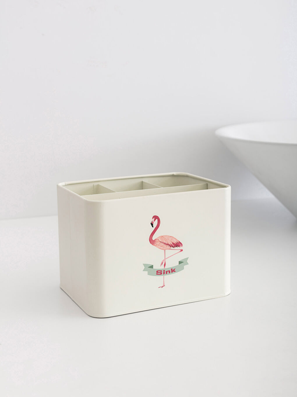 WHITE Cutlery Organizer-1