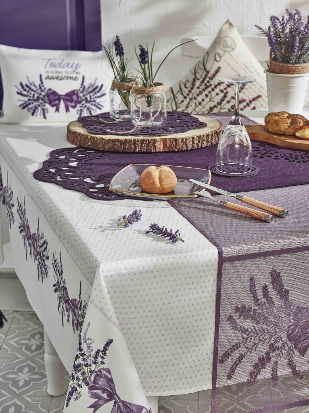 LCW HOME Violett Tischläufer - 8SB480Z8-H3K