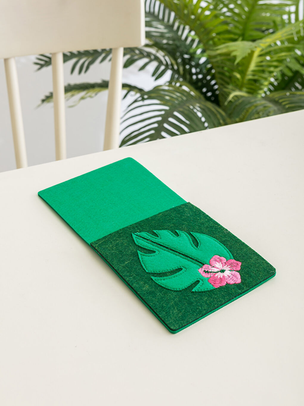 غطاء أدوات مائدة اخضر-1