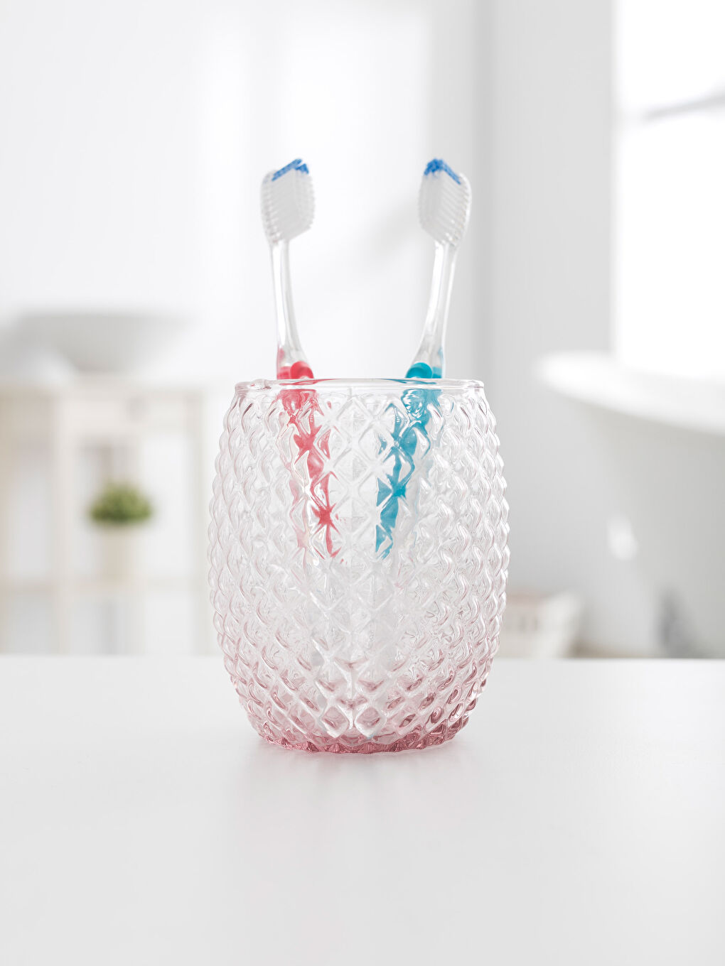 LCW HOME PINK Toothbrush Holder -8WH152Z8-CVR