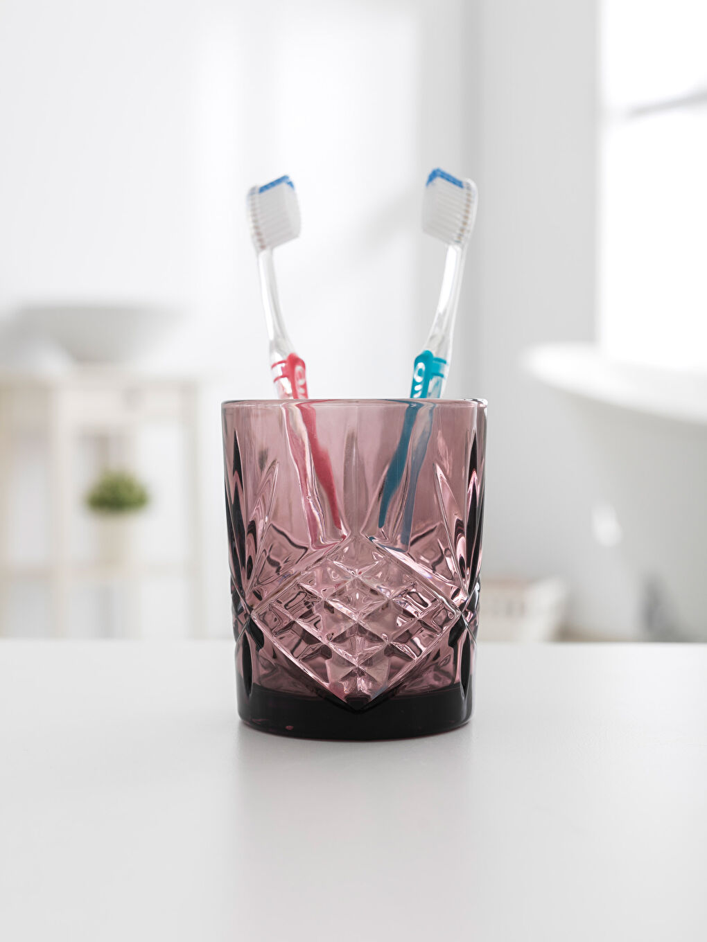 LCW HOME PURPLE Toothbrush Holder -8WH155Z8-DDM